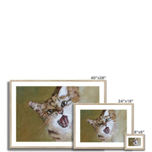 Load image into Gallery viewer, Happy Cat Framed & Mounted Print