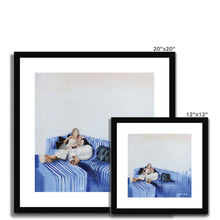 Load image into Gallery viewer, Curled up Cosy Framed & Mounted Print