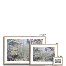 Load image into Gallery viewer, Autumn's Leafy Greens Framed & Mounted Print