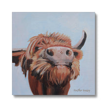 Load image into Gallery viewer, Cow Knows Canvas