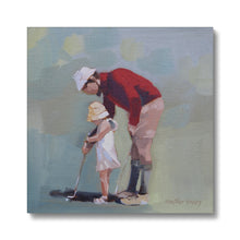 Load image into Gallery viewer, Guiding her Swing Canvas