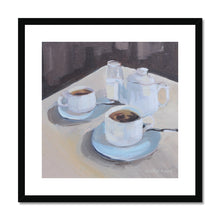 Load image into Gallery viewer, Caffeine & Cream Framed & Mounted Print