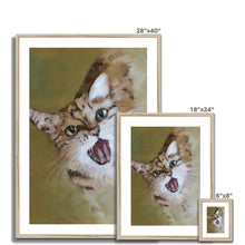 Load image into Gallery viewer, Happy Cat Framed & Mounted Print