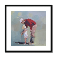 Load image into Gallery viewer, Guiding her Swing Framed & Mounted Print