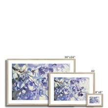 Load image into Gallery viewer, Leafy Plum Reflections Framed & Mounted Print