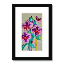 Load image into Gallery viewer, Bright Orchids Framed & Mounted Print