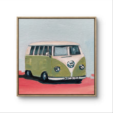 Load image into Gallery viewer, VW Splitty Original Oil Painting (20x20cm)