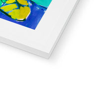 Load image into Gallery viewer, blue tropics Framed & Mounted Print