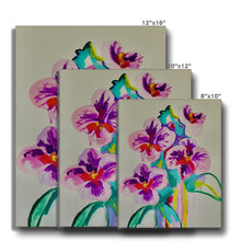 Load image into Gallery viewer, Bright Orchids Canvas