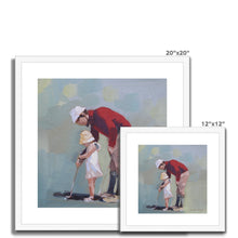 Load image into Gallery viewer, Guiding her Swing Framed & Mounted Print