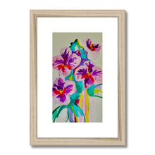 Load image into Gallery viewer, Bright Orchids Framed & Mounted Print