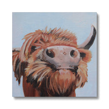 Load image into Gallery viewer, Cow Knows Canvas