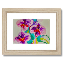 Load image into Gallery viewer, Bright Orchids Framed & Mounted Print