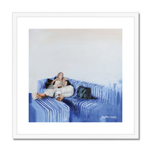 Load image into Gallery viewer, Curled up Cosy Framed & Mounted Print