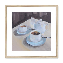Load image into Gallery viewer, Caffeine & Cream Framed & Mounted Print