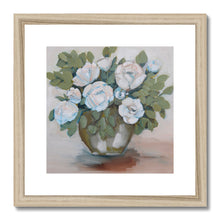 Load image into Gallery viewer, Vase of Roses Framed & Mounted Print