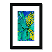 Load image into Gallery viewer, blue tropics Framed & Mounted Print