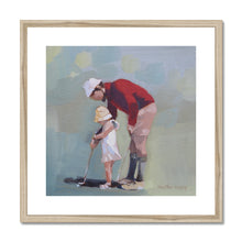 Load image into Gallery viewer, Guiding her Swing Framed & Mounted Print
