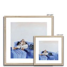 Load image into Gallery viewer, Curled up Cosy Framed & Mounted Print
