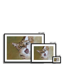 Load image into Gallery viewer, Happy Cat Framed & Mounted Print