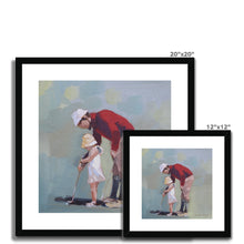 Load image into Gallery viewer, Guiding her Swing Framed & Mounted Print