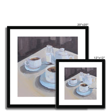 Load image into Gallery viewer, Caffeine & Cream Framed & Mounted Print