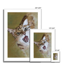 Load image into Gallery viewer, Happy Cat Framed & Mounted Print