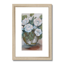 Load image into Gallery viewer, Vase of Roses Framed & Mounted Print