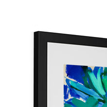Load image into Gallery viewer, blue tropics Framed & Mounted Print