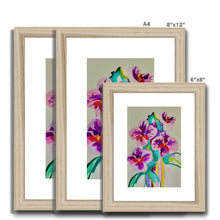 Load image into Gallery viewer, Bright Orchids Framed & Mounted Print