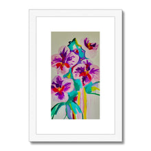 Load image into Gallery viewer, Bright Orchids Framed & Mounted Print