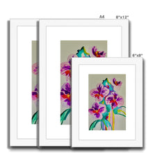 Load image into Gallery viewer, Bright Orchids Framed & Mounted Print