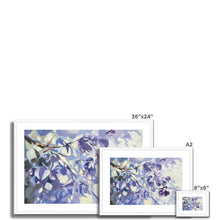 Load image into Gallery viewer, Leafy Plum Reflections Framed & Mounted Print