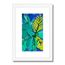 Load image into Gallery viewer, blue tropics Framed & Mounted Print