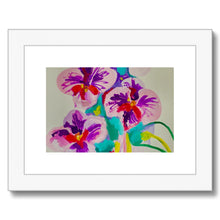 Load image into Gallery viewer, Bright Orchids Framed & Mounted Print