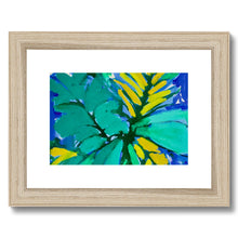 Load image into Gallery viewer, blue tropics Framed & Mounted Print