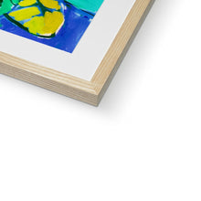 Load image into Gallery viewer, blue tropics Framed & Mounted Print