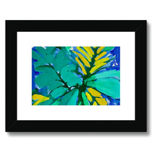 Load image into Gallery viewer, blue tropics Framed & Mounted Print