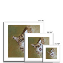 Load image into Gallery viewer, Happy Cat Framed & Mounted Print