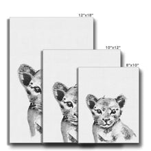 Load image into Gallery viewer, Baby Lion Canvas