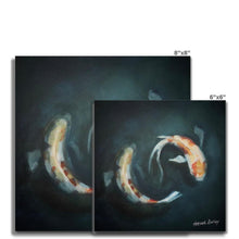 Load image into Gallery viewer, Koi in Deep Water Hahnemühle Photo Rag Print - Heather Bailey Art