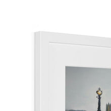 Load image into Gallery viewer, London Southbank on a Snowy Morning Framed & Mounted Print - Heather Bailey Art