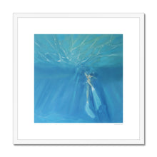 Load image into Gallery viewer, Becka Free Diving Framed & Mounted Print