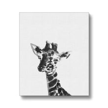 Load image into Gallery viewer, Baby Giraffe Canvas