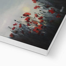 Load image into Gallery viewer, Rememberance Poppies Canvas - Heather Bailey Art