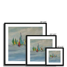 Load image into Gallery viewer, I'd Rather be Sailing Framed & Mounted Print