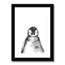 Load image into Gallery viewer, Baby Penguin Framed & Mounted Print