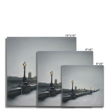 Load image into Gallery viewer, London Southbank on a Snowy Morning Hahnemühle Photo Rag Print