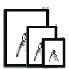 Load image into Gallery viewer, Baby Penguin Framed & Mounted Print