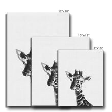 Load image into Gallery viewer, Baby Giraffe Canvas